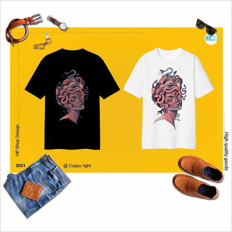 Áo thun Unisex chất cotton 100%